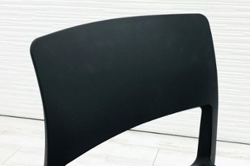 ヴィトラ Vitra Tip Ton ティプ トン ミーティングチェア 会議椅子 スタッキングチェア 中古オフィス家具 ベーシックダーク画像