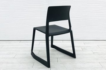 ヴィトラ Vitra Tip Ton ティプ トン ミーティングチェア 会議椅子 スタッキングチェア 中古オフィス家具 ベーシックダーク画像