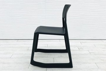 ヴィトラ Vitra Tip Ton ティプ トン ミーティングチェア 会議椅子 スタッキングチェア 中古オフィス家具 ベーシックダーク画像