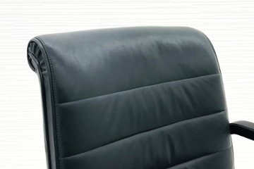 サパーチェア Knoll ノール ノル 本皮 ミドルバック レザー 中古オフィス家具 役員チェア デザインチェア画像