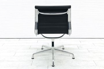 アルミナムチェア 本皮 レザー 中古 ハーマンミラー 中古オフィス家具 Herman Miller ブラウン イームズアルミナムグループ 訳あり画像