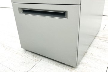 オカムラ プロユニット 在宅ワークデスク 平机 3段ワゴン 【2点セット】 平デスク 事務机 W1400 中古オフィス家具画像