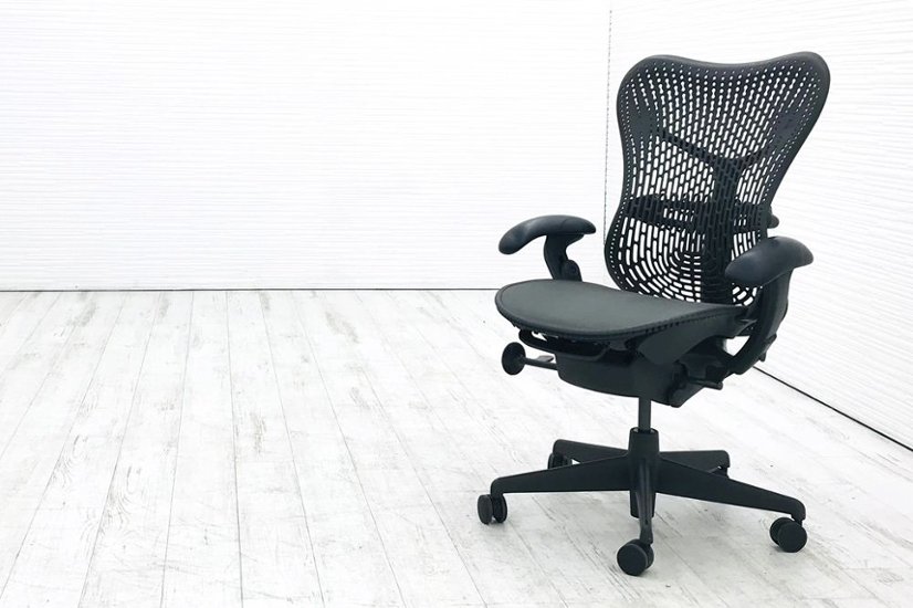 ハーマンミラー ミラチェア 中古チェア Herman Miller Mirra Chair メッシュ 事務椅子 中古オフィス家具 MR113AAM画像