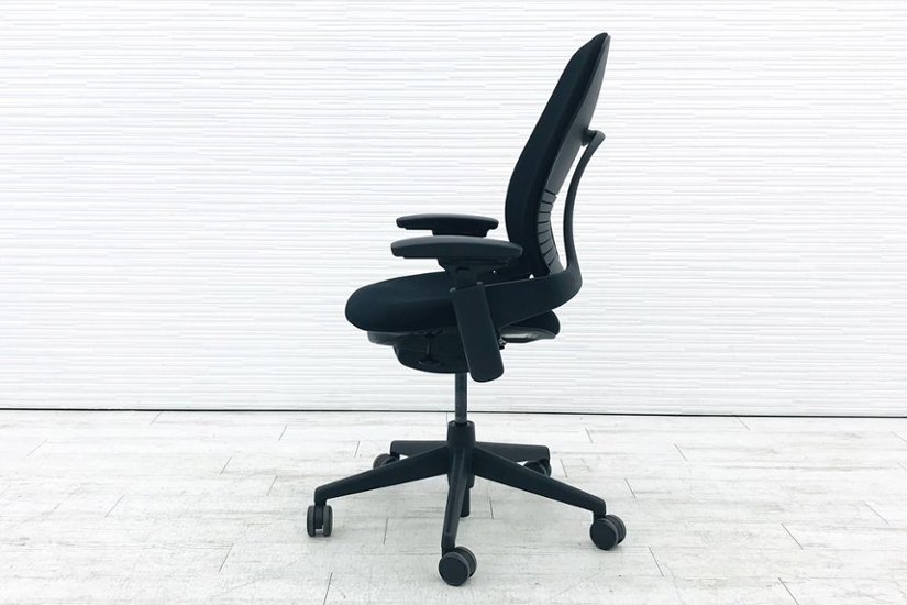 リープチェア V2 中古 スチールケース クッション 高級チェア Steelcase リープ Leap オフィスチェア ブラック 中古オフィス家具 46216179画像