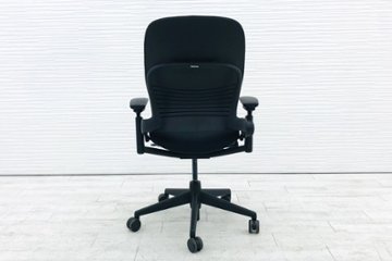 リープチェア V2 中古 スチールケース クッション 高級チェア Steelcase リープ Leap オフィスチェア ブラック 中古オフィス家具 46216179画像