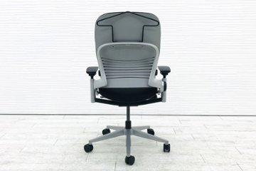 リープチェア V2 3Dニット スチールケース 中古 ブラック クッション Steelcase Leap 中古オフィス家具 OAチェア LEAP-21100画像