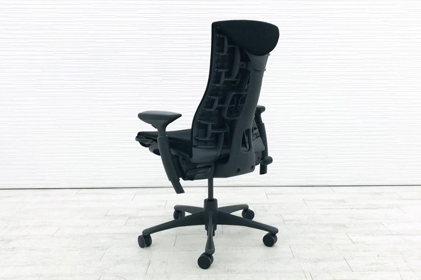 エンボディチェア 中古 ハーマンミラー Herman Miller オフィスチェア 高機能チェア 中古オフィス家具 ブラック画像