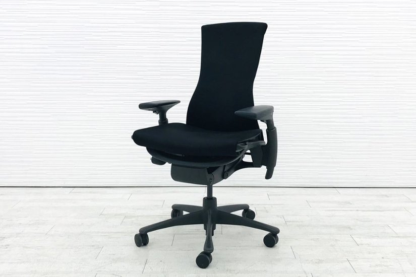 エンボディチェア 中古 ハーマンミラー Herman Miller オフィスチェア 高機能チェア 中古オフィス家具 ブラック画像