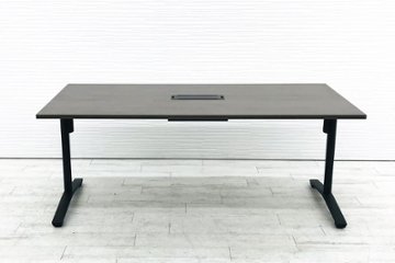 ビエナ コクヨ 会議机 ミーティングテーブル 中古 W1800×D900mm×H720mm 幅1800 中古オフィス家具 キャスター無し画像