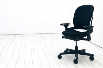 リープチェア HD1 スチールケース 中古 Steelcase Leap 中古オフィスチェア ブラック 中古オフィス家具 クッション 462LEAPHD1画像