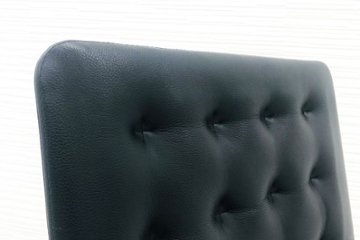 ヴィトラ ID chair レザー 中古 Vitra 中古 デザイナーズチェア ブラック アントニオ・チッテリオ ブラック 中古オフィス家具画像