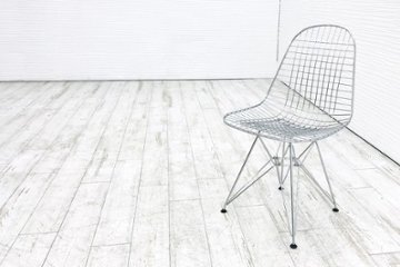 ワイヤーチェア ハーマンミラー 【フレームのみ】 イームズチェア 中古オフィス家具Herman Miller クロームベース画像