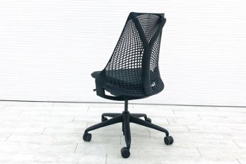 セイルチェア 2016年製 中古 ハーマンミラー 【前傾チルト無】 中古オフィスチェア SAYL Chairs 中古オフィス家具 肘無 ダークグリーン画像