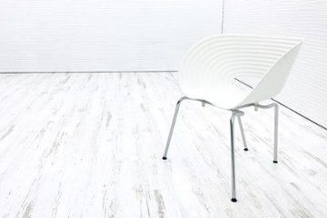 トムバックチェア ヴィトラ トムバック 中古 中古オフィス家具 Vitra Tom Vac Tomvac スタッキングチェア ホワイトの画像