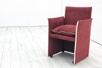 カッシーナ BREAK/ブレーク アームチェア Cassina ミーティングチェア デザインチェア 中古オフィス家具 ワインレッド画像