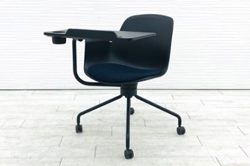 コクヨ All in One(オールインワン)シリーズ 中古 会議椅子 ミーティングチェア 中古オフィス家具 K02-B822W ナイトブルー画像