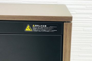 スチール書庫 ラテラル 3段ラテラル 【3台セット】 中古 オカムラ レクトライン キャビネット ラテラル書庫 中古オフィス家具 ブラック画像