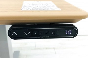 電動机 オカムラ スイフト 昇降テーブル 中古机 W1800 幅1800 ミーティングテーブル 700H～1250H 中古オフィス家具 画像