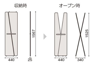 パーテーション イトーキ ルポン ローパーテーション 中古パーテーション 間仕切り LE PONTシリーズ LPN-0415-Y1 ダークイエロー画像