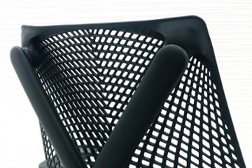 ハーマンミラー セイルチェア 中古 2017年製 ダークグリーン SAYL Chairs デザインチェア 中古オフィス家具 可動肘画像