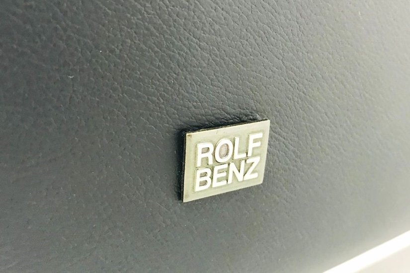 ロルフベンツ 応接ソファ ROLF BENZ 中古 本革 レザー 応接家具 応接ソファー 中古オフィス家具 ブラック画像