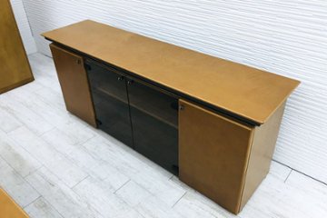 オカムラ プレビア 中古 役員家具セット 役員セット エグゼクティブ 高級家具 役員デスク 中古オフィス家具画像