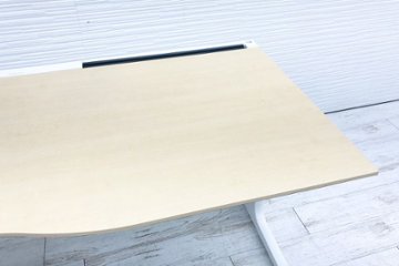 コクヨ L型デスク 1600×1200 L字デスク 中古 Ｌ字机 中古デスク 中古オフィス家具 オフィスデスク 事務机 左1200mm画像