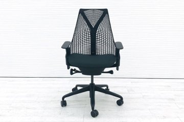 セイルチェア 中古 ハーマンミラー 在宅ワークチェア オフィスチェア ダークグリーン SAYL Chairs 中古オフィス家具画像