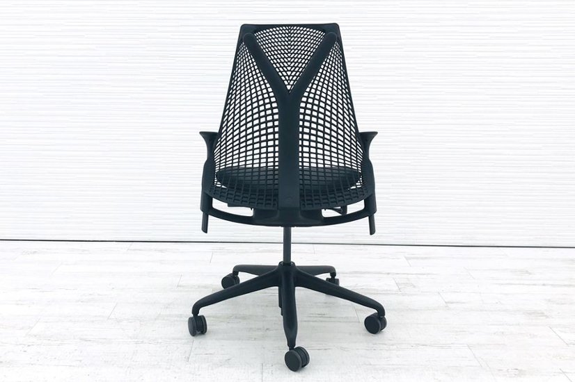 セイルチェア 中古 ハーマンミラー 在宅ワークチェア オフィスチェア ダークグリーン SAYL Chairs 中古オフィス家具画像