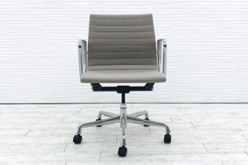 イームズ アルミナムグループ アルミナムチェア  中古 ハーマンミラー 中古オフィス家具 Herman Miller ベージュ系色 正規品画像