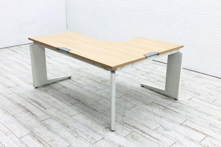 オカムラ L型デスク L字デスク 中古 1600×1200 L字机 中古デスク 中古 