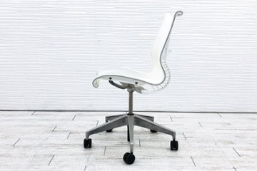 ハーマンミラー マルチパーパスチェア セトゥー 中古  セトゥーチェア  Setu Chair 中古オフィス家具 メッシュ ホワイト画像