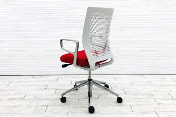 ヴィトラ IDエアー 2016年製 中古 ID Air Vitra 中古 固定リングアーム ブラック アントニオ・チッテリオ レッド画像