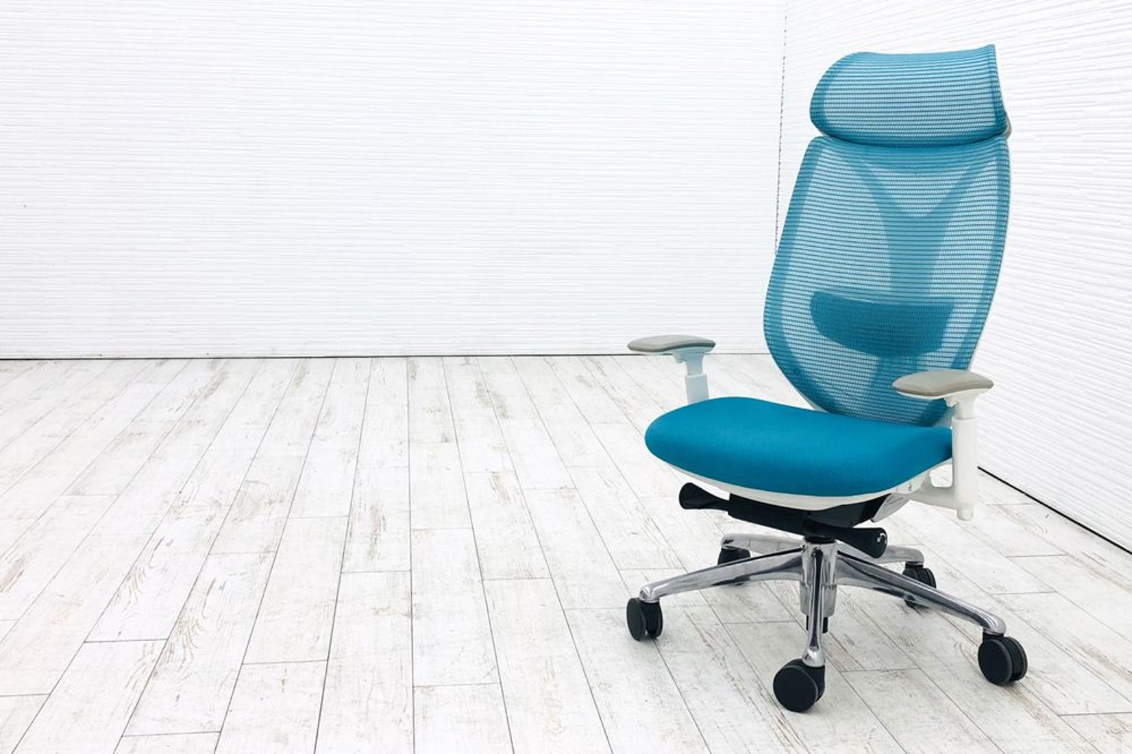 サブリナチェア オカムラ 中古 エクストラハイバック ヘッドレスト付  