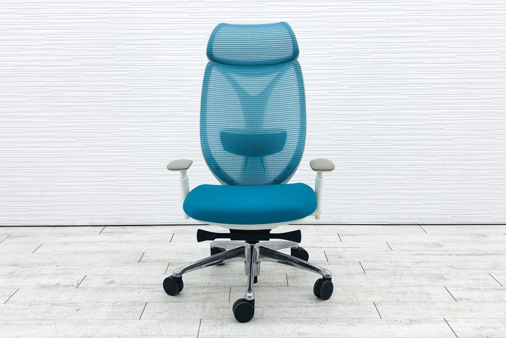 サブリナチェア オカムラ 中古 エクストラハイバック ヘッドレスト付 