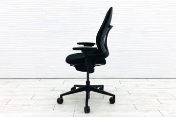 リープチェア 中古 V2 2017年製 APモデル スチールケース ブラック クッション Steelcase Leap 中古オフィス家具 OAチェア画像