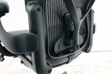 ハーマンミラー アーロンチェア Bサイズ 中古 固定肘 ポスチャーフィット メッシュ Herman Miller Aeron Chairsr 中古オフィス家具画像