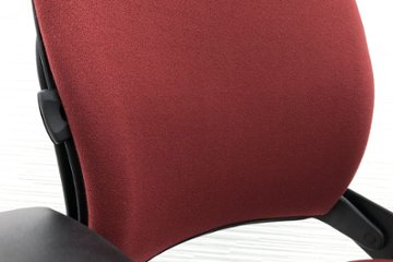 スチールケース リープチェア V2 中古 クッション Steelcase Leap 中古オフィス家具 OAチェア レッド 46216179画像