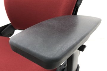 スチールケース リープチェア V2 中古 クッション Steelcase Leap 中古オフィス家具 OAチェア レッド 46216179画像