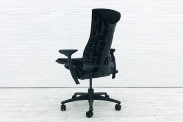 エンボディチェア 中古 2016年製 ハーマンミラー Herman Miller オフィスチェア 高機能チェア 中古オフィス家具 ブラック画像