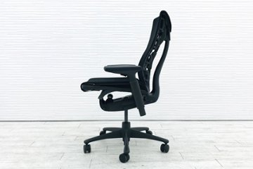 エンボディチェア 中古 2016年製 ハーマンミラー Herman Miller オフィスチェア 高機能チェア 中古オフィス家具 ブラック画像