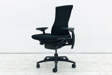 エンボディチェア 中古 2016年製 ハーマンミラー Herman Miller オフィスチェア 高機能チェア 中古オフィス家具 ブラック画像