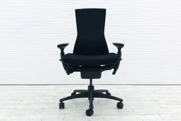 エンボディチェア 中古 2016年製 ハーマンミラー Herman Miller オフィスチェア 高機能チェア 中古オフィス家具 ブラック画像