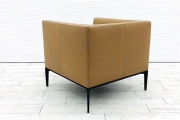 ノール Knoll Jaan781 【2脚セット】 中古 応接ソファ 応接ソファー 中古オフィス家具 レザー ウォルターノル EOOS (イーオス) 画像