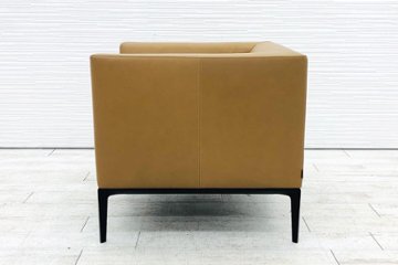 ノール Knoll Jaan781 【2脚セット】 中古 応接ソファ 応接ソファー 中古オフィス家具 レザー ウォルターノル EOOS (イーオス) 画像