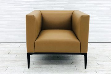 ノール Knoll Jaan781 【2脚セット】 中古 応接ソファ 応接ソファー 中古オフィス家具 レザー ウォルターノル EOOS (イーオス) 画像