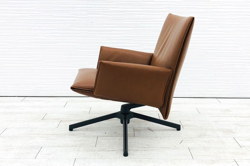 ノール パイロットチェア Knoll Pilot Chair 【2脚セット】 中古 中古オフィス家具 レザー ウォルターノル Edward Barber & Jay Osgerby画像