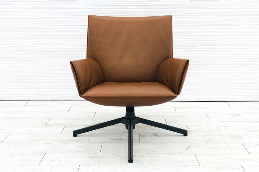 ノール パイロットチェア Knoll Pilot Chair 【2脚セット】 中古 中古オフィス家具 レザー ウォルターノル Edward Barber & Jay Osgerby画像