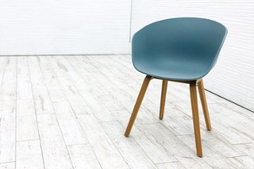 HAY ヘイ アバウトチェア 中古 ミーティングチェア 中古オフィス家具 ダスティーブルー ABOUT A CHAIRの画像