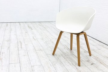 HAY ヘイ アバウトチェア 中古 ミーティングチェア 中古オフィス家具 クリームホワイト ABOUT A CHAIR画像